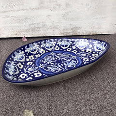 Blue Celico New Serving Oval Dish - ValueBox