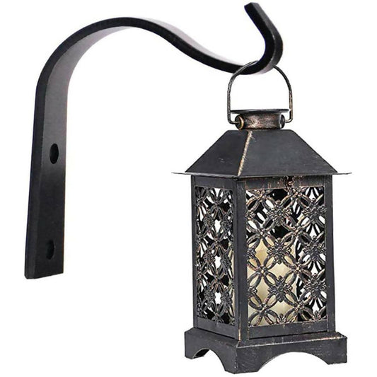 Iron decorative wall hooks bird feeder hanger bracket planters lanterns brackets indoor outdoor decoration - ValueBox