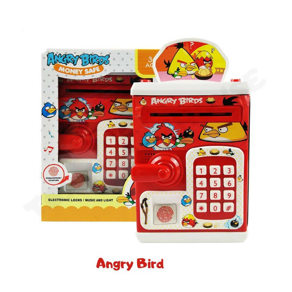 Angry Bird Money Safe ATM Bank with Finger Print & Password Lock - ValueBox