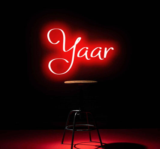 Yaar Neon Sign