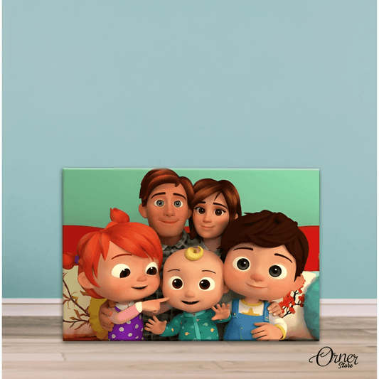 Coco Melon Family Poster , Cartoon Poster | Cartoon Poster Wall Art - ValueBox