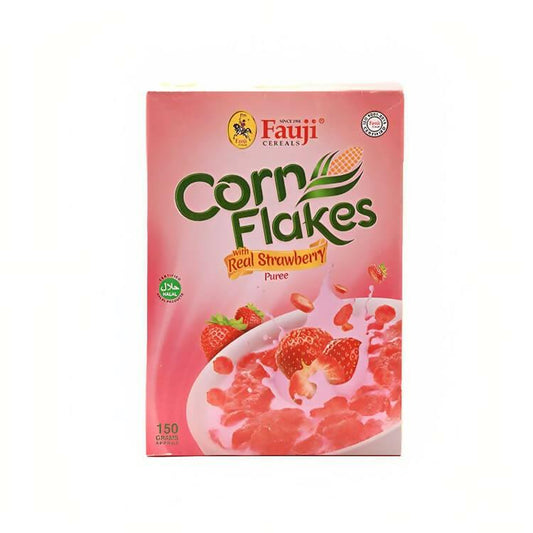 Fauji Corn Flakes With Real Strawberry Puree 150g