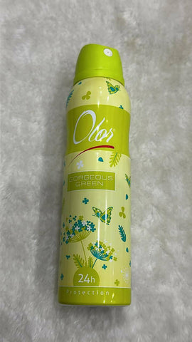 OLOR 24H Body Spray Gorgeous Green 150ml - ValueBox