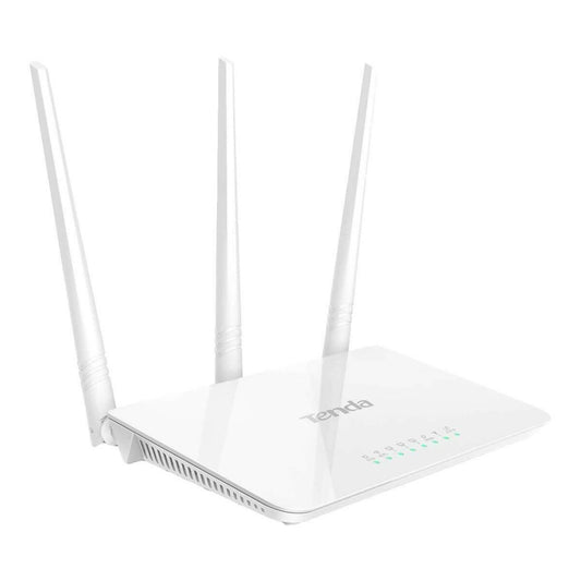 Tenda F3 Wireless WIFI Router WI-FI Repeator Booster Extender WISP Home Network RJ45 4 Ports 300Mbps with Wireless Access Control IP based bandwidth control to assign bandwidth With 10 Month Warranty - ValueBox