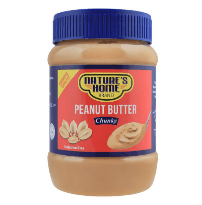 Nature's Home Peanut Butter, Chunky, 510g