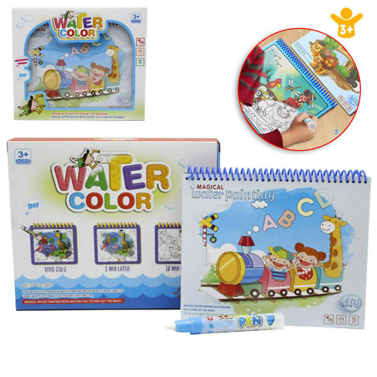 Magical Water Color Painting Book Letters for Kids Educational Learning Toy