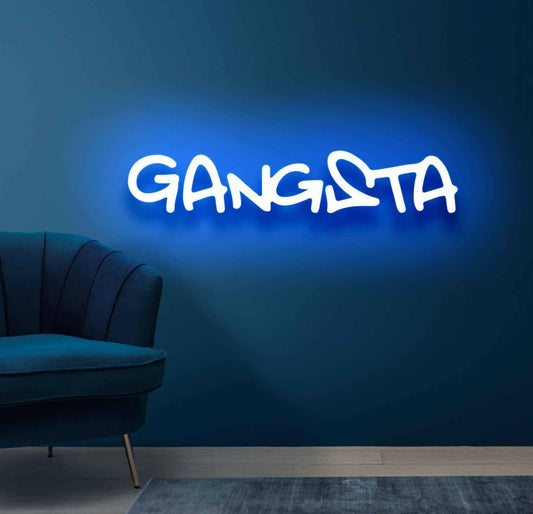 Gangsta Neon Sign