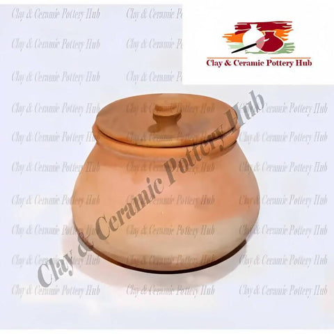 Clay Yogurt Pot with Lid | Dahi banane ka Pot | Yogurt making Pot | Clay Pot for yogurt - ValueBox