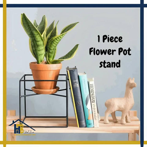 HB One Piece Customize, Metal Cube Plant Stands, Wire Plant Pot Stand, Metal Plant Holder, Flower Pot Stand, Steel Wall Hanger, Minimalist Plant Stand, 8x8 Inches, Made By With Metal Wire - ValueBox