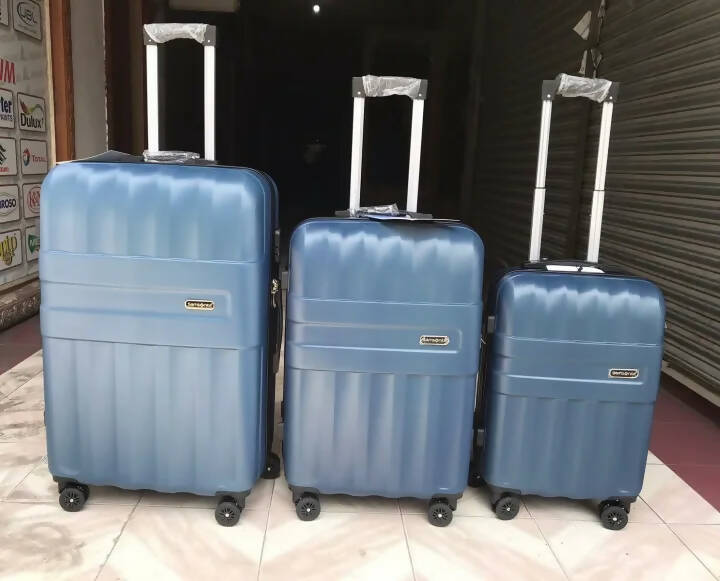 set of 3 luggage travel suitcase or 20 24 28 ABS good quality travelling bag Gift