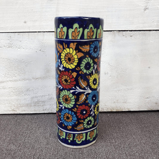 Jungle Flower Big Cylinder Vase