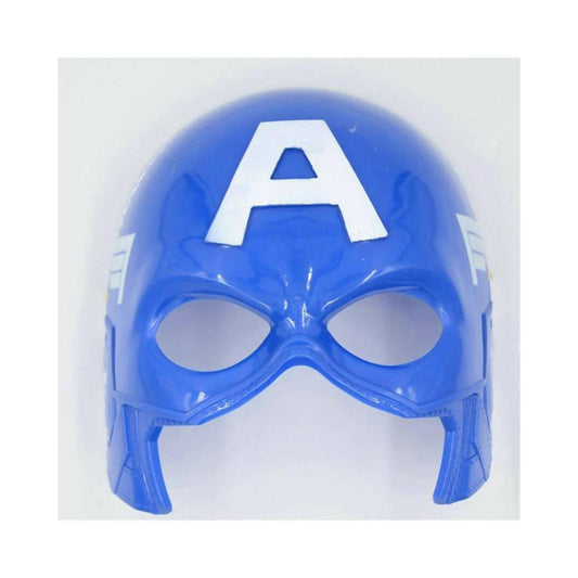 Captain America - Plastic Mask For Kids - Blue - ValueBox