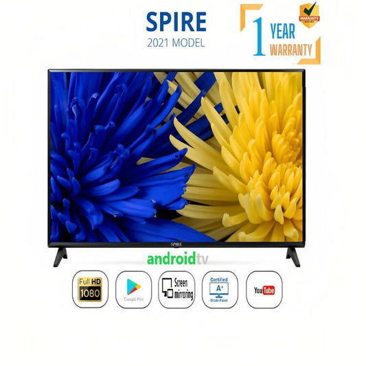 SPIRE 40 Inch Smart LED TV - FHD - Android LED TV - 1 Year Warranty