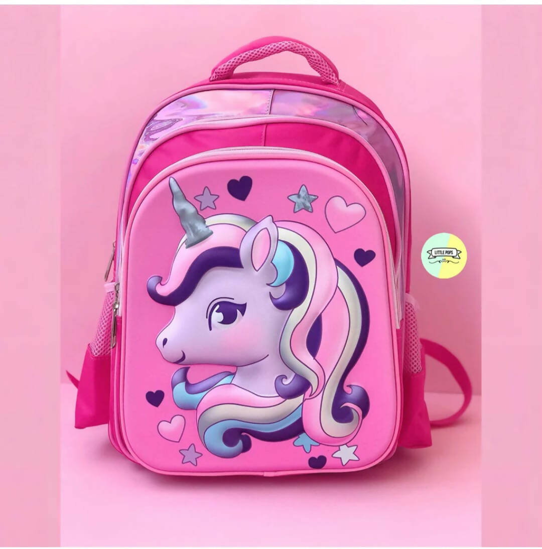 Unicorn Spacious School Bag