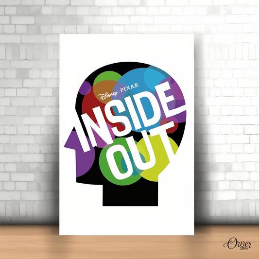 Home Decor & Wall Decor Painting Inside Out Movie Poster Pop Head | Movie Poster Wall Art - ValueBox