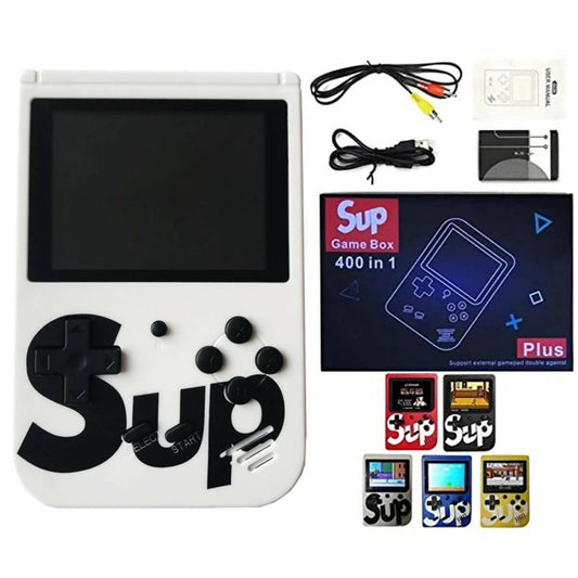 SUP 400 in 1 Games Retro Game Box Console Handheld Game PAD Gamebox - White - ValueBox