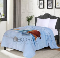 Super Soft Fluffy (AC) Fleece Blanket for Single Bed - Luxury Quality - ValueBox