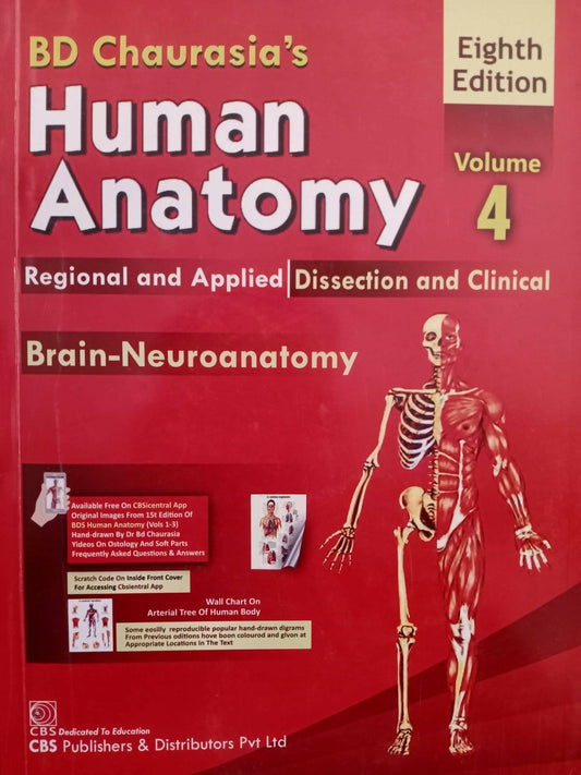 Human Anatomy Brain Neuroanatomy By Bd Chaurasia Vol 4 (9th Edition) - ValueBox