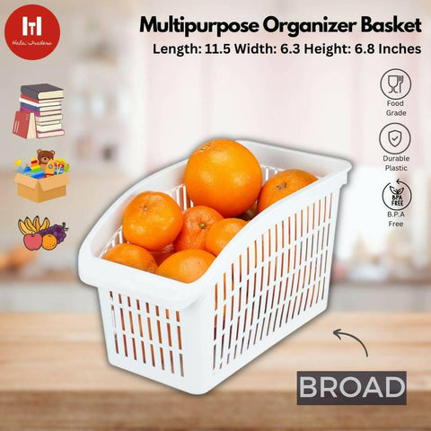 Multi-Purpose Organizer Basket-Broad - ValueBox