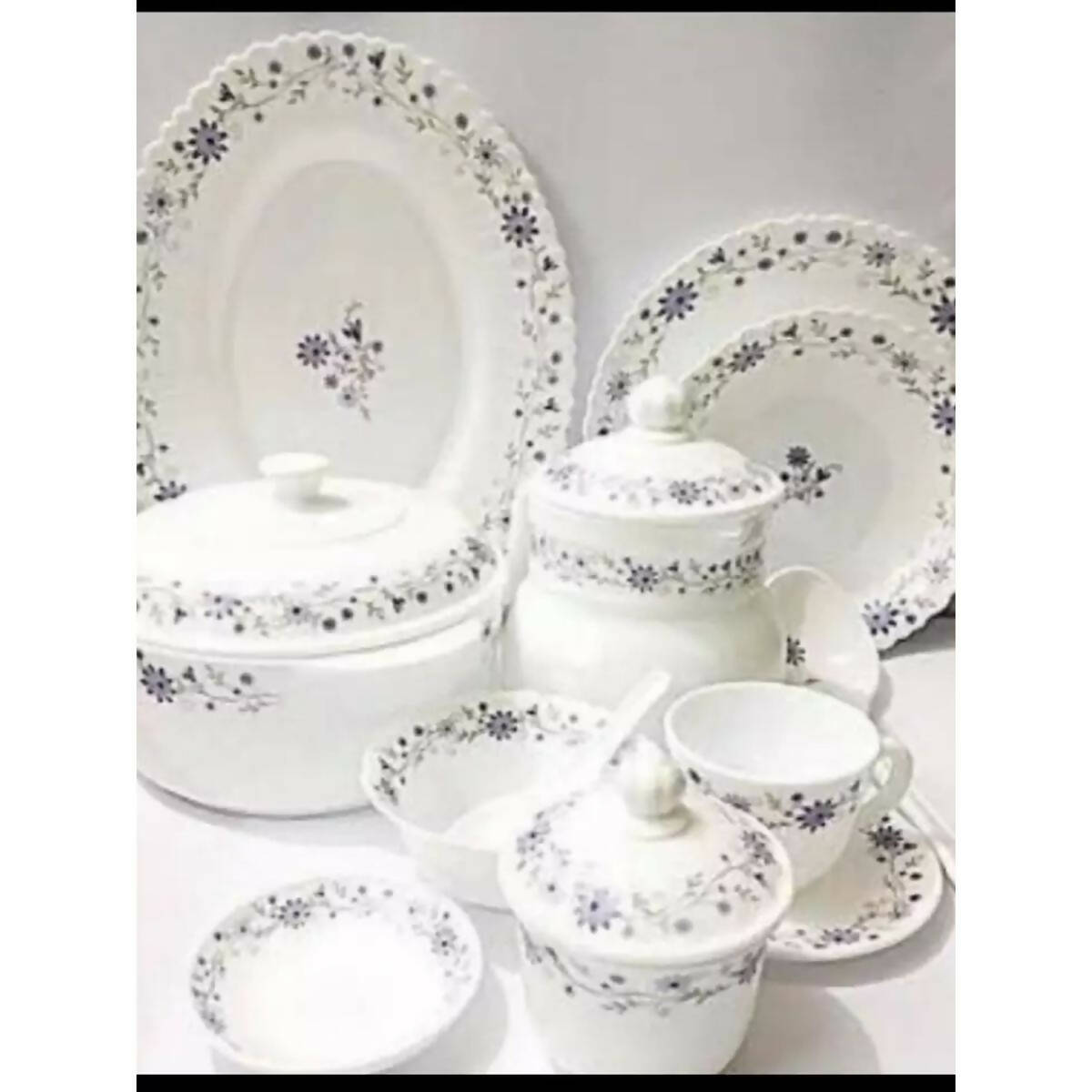Marble Dinner Set - 72 Pieces