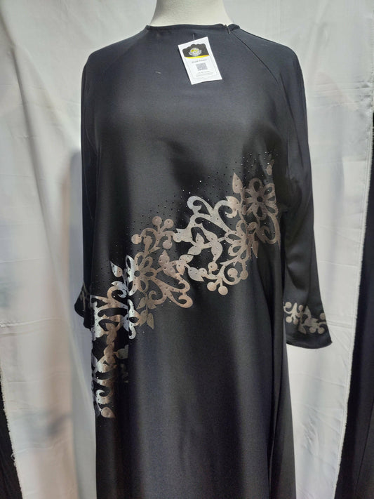 Arabic Style Embroided Design abaya - ValueBox