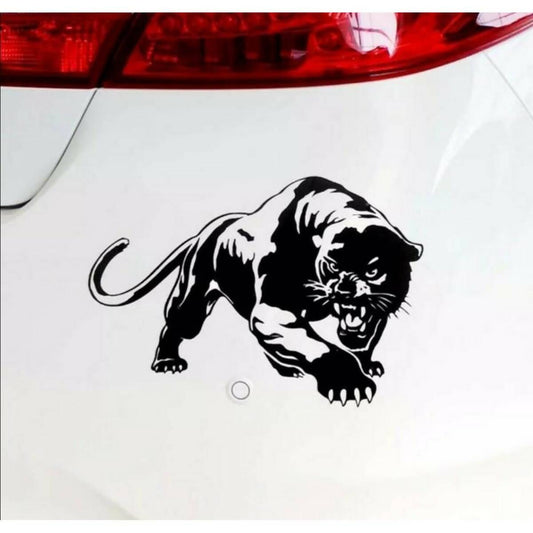 Wild Panther (Black) 20*13cm Vinyl Sticker for Car, Bike, Laptop, etc. Auto Styling Car Decal Stickers, Car Decoration