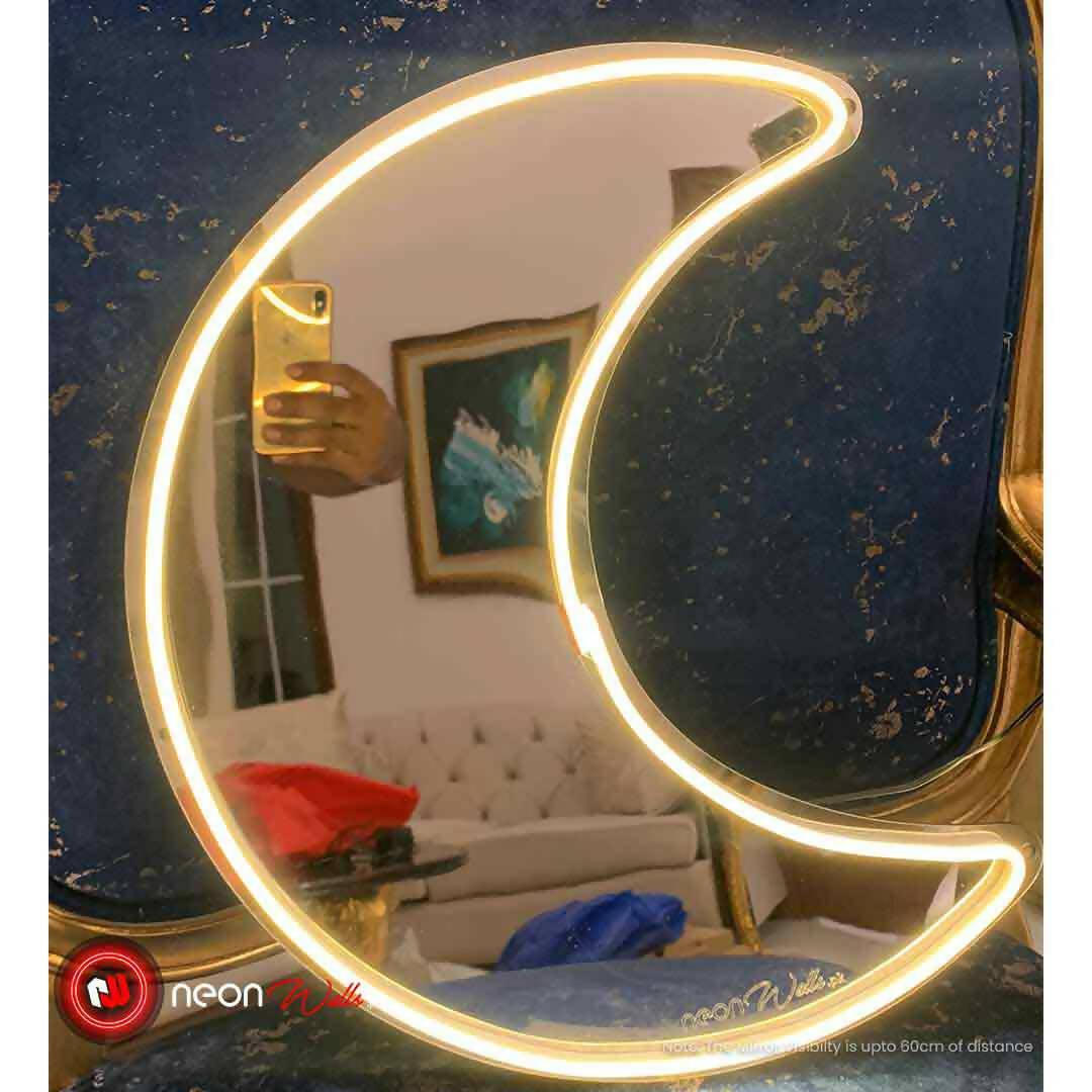 Moon Selfie Neon Mirror - Neon Light - ValueBox
