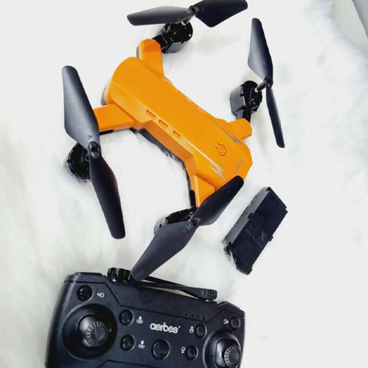 Remote Control 4-axis Structure Drone LED lighting - GPS Headless mode - Without Camera - Orange - ValueBox