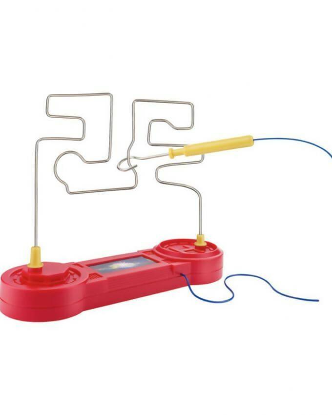 Buzz Wire Game Set - Red & Silver - ValueBox