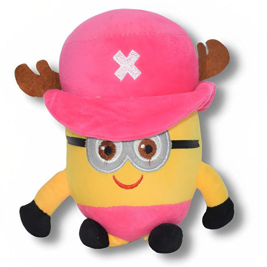 Pink Minnion Plush Stuffed Toy for Kids