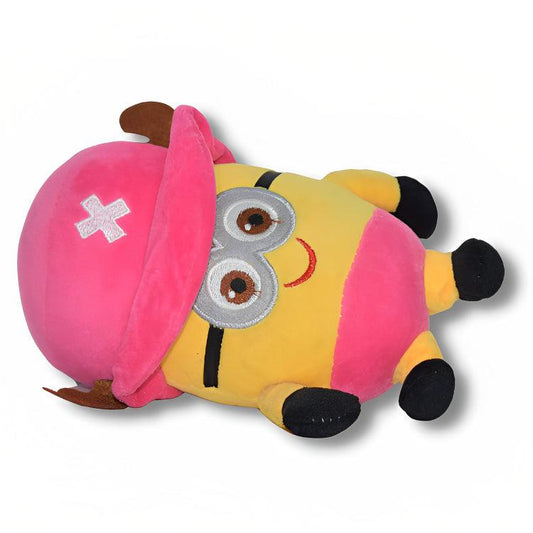 Pink Minnion Plush Stuffed Toy for Kids