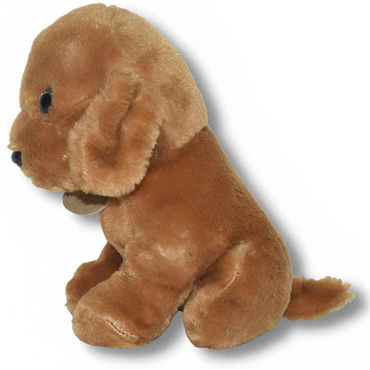 Small Brown Puppy Stuffed Toy - ValueBox