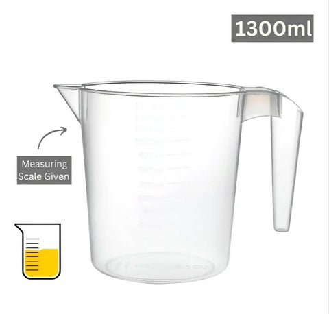 Plastic Measuring Jug 1300ml - ValueBox