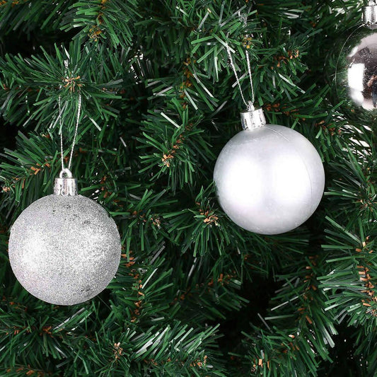 Pack Of 12 - Christmas Tree Decor Ball Bauble Xmas Party Hanging Ball Ornament - ValueBox