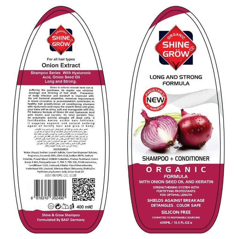 Shine grow Long and Strong formula oil shampo and Conditioner - ValueBox