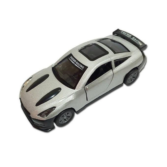 Nissan GTR Die Cast Pull Back Car With Door Open Function - Size Approx. 5 Inch - Multicolor