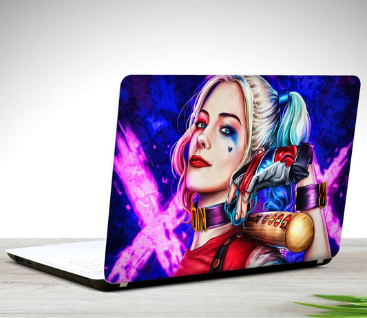 Harley Quinn Laptop Back Skin Vinyl Stickers - ValueBox