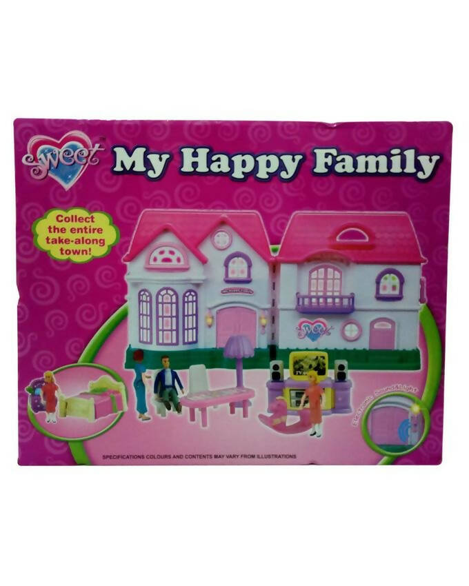 Happy Family Playset - Pink