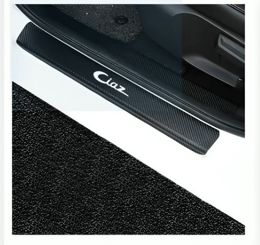 4Pcs Door Sills For Suzuki Ciaz Door Sill protector Carbon Auto Tuning Car Accessories Car Styling Vinyls Automobiles Car Accessories - ValueBox