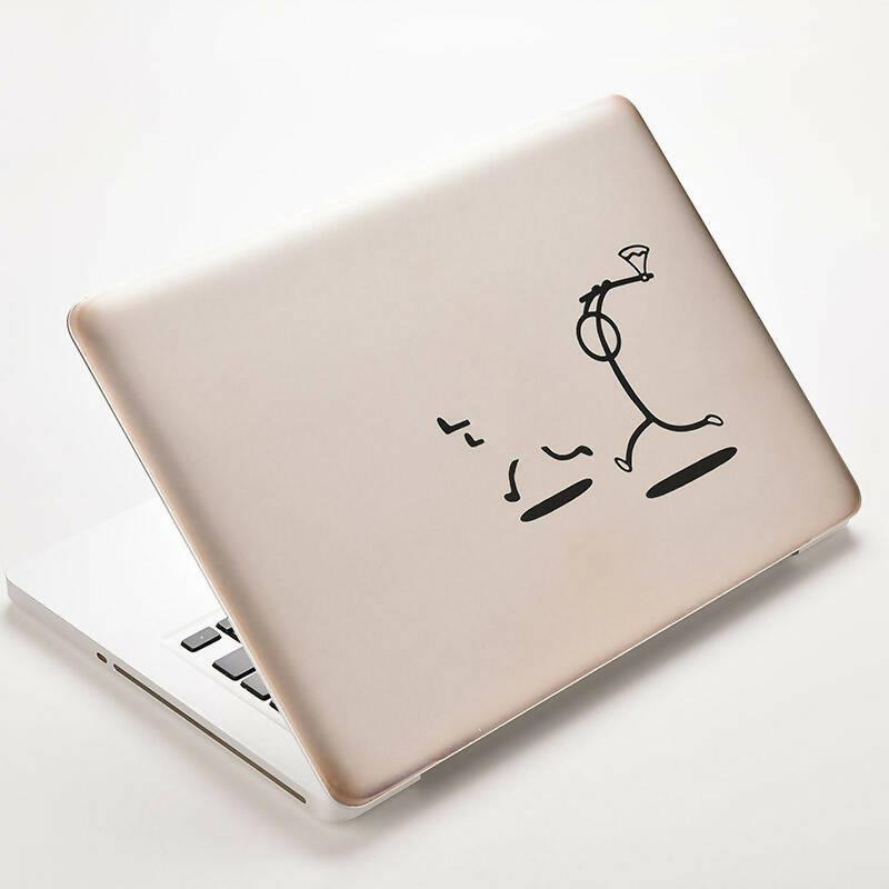 Stickman Guy funny Sticker Decals laptop stickers by Sticker Studio - ValueBox