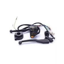 Bike Switch / Lever Assembly Set left and right side with lever for all 70cc ( 2013 and onwards models) black - ValueBox