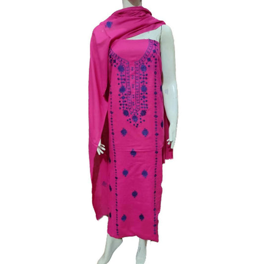 Collection-New Design-Embroidered Unstitched-3PC Suit For Ladies