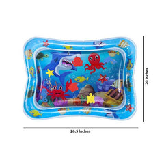 Baby Kids Water Play Mat Inflatable Infant Tummy Time Play mat - Baby Slap Pad 8 CM - For 3 to 24 Months Kids