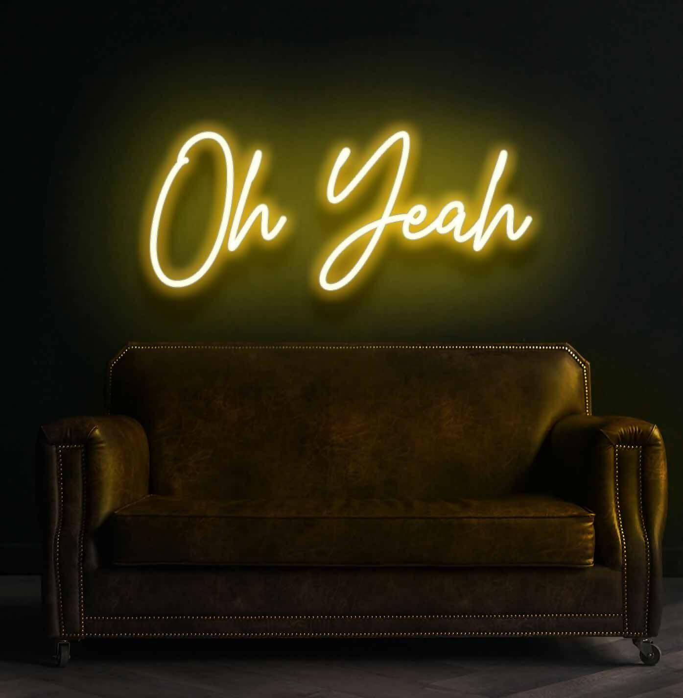 Oh Yeah Neon Sign - ValueBox