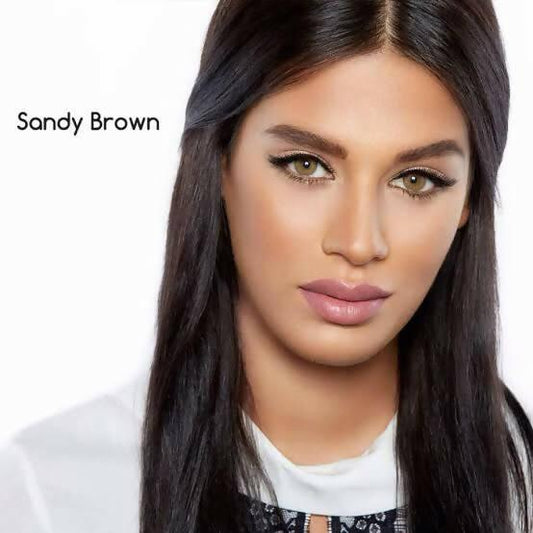 Sandy Brown' monthly 2x lenses / 1x pair - ValueBox