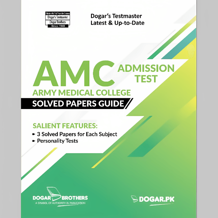 Dogar's Testmaster AM Army Medical College Admission Test Solved Papers Guide NEW BOOKS N BOOKS - ValueBox