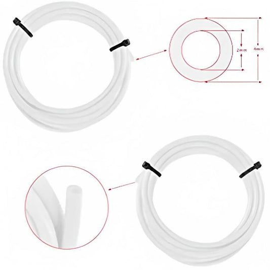 PTFE Teflon Tube with PC4-M6 Quick Fitting & PC4-M10 Fitting for 3D Printer 1.75mm Filament - ValueBox
