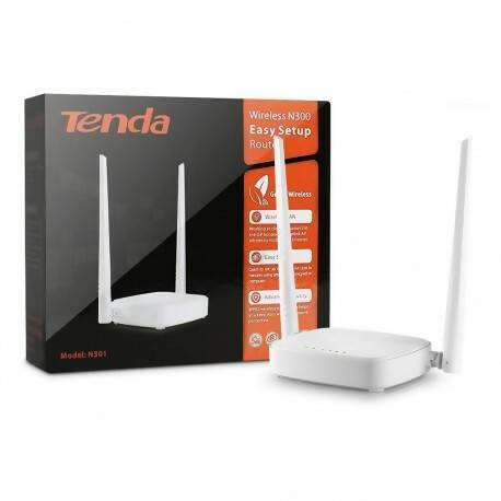 Tenda N301 Wireless N300 Easy Setup Router - ValueBox