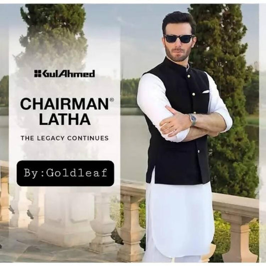 Pure Cotton Latha Fabric (Unstitched)for Men(Shalwar-kameez)