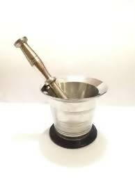 tainless Steel Spice Grinder, Size 4s, Hawan Dasta For Home Kitchen Supplies Grinding Tool